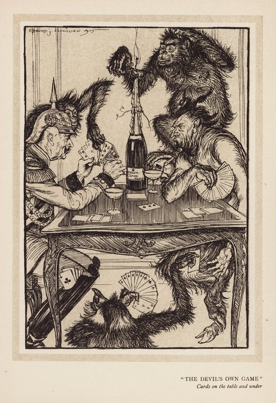 La ghirlanda del Kaiser: Il gioco del diavolo da Edmund Joseph (after) Sullivan