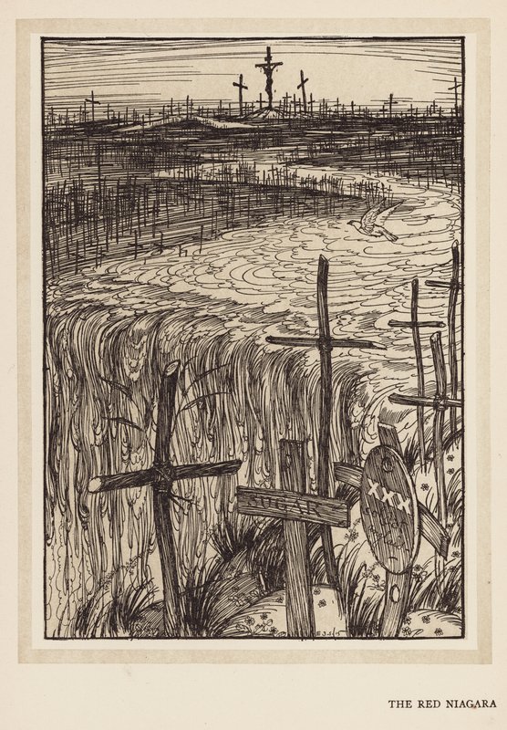 La ghirlanda del Kaiser: Il Niagara rosso da Edmund Joseph (after) Sullivan