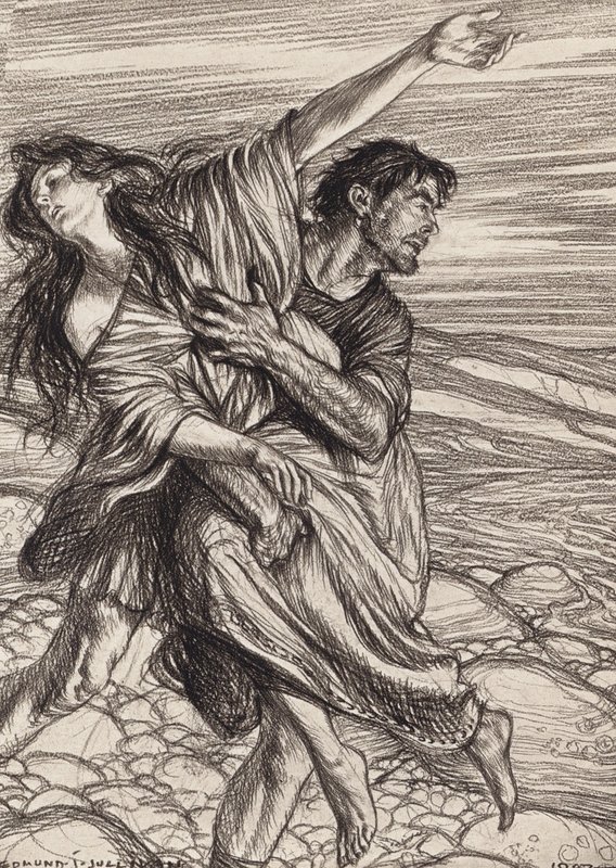 William Shakespeare: Pericle, Principe di Tiro, Atto IV, Scena 1 da Edmund Joseph (after) Sullivan