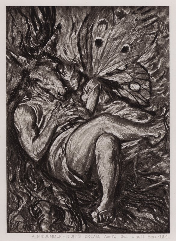 Sogno di una Notte di Mezza Estate, Atto IV, Scena I da Edmund Joseph Sullivan