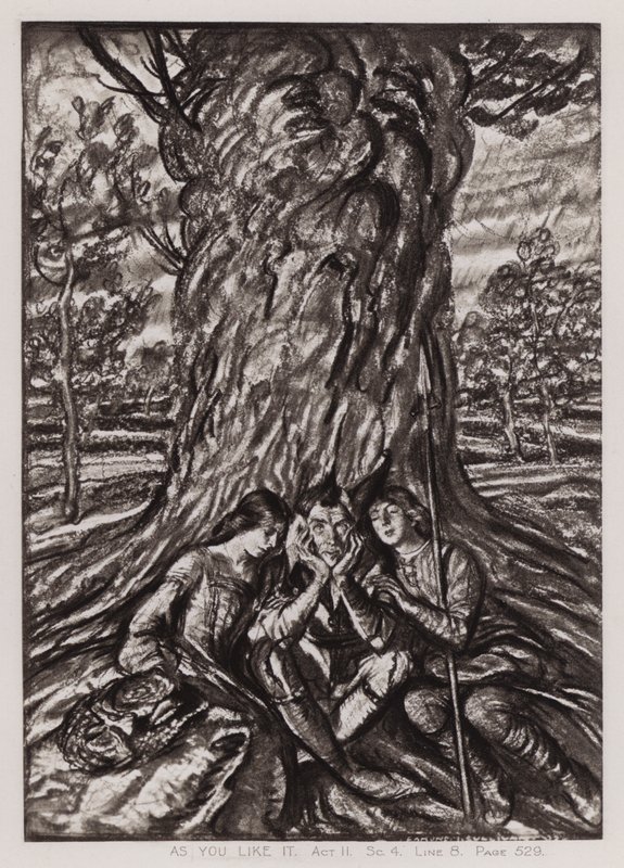Come vi piace, Atto II, Scena 4 da Edmund Joseph Sullivan