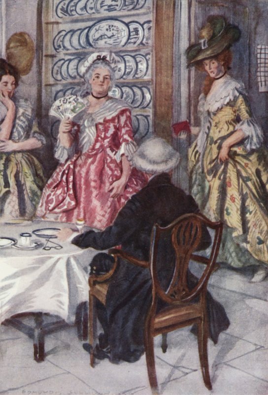 Illustrazione per Il vicario di Wakefield di Oliver Goldsmith da Edmund Joseph Sullivan