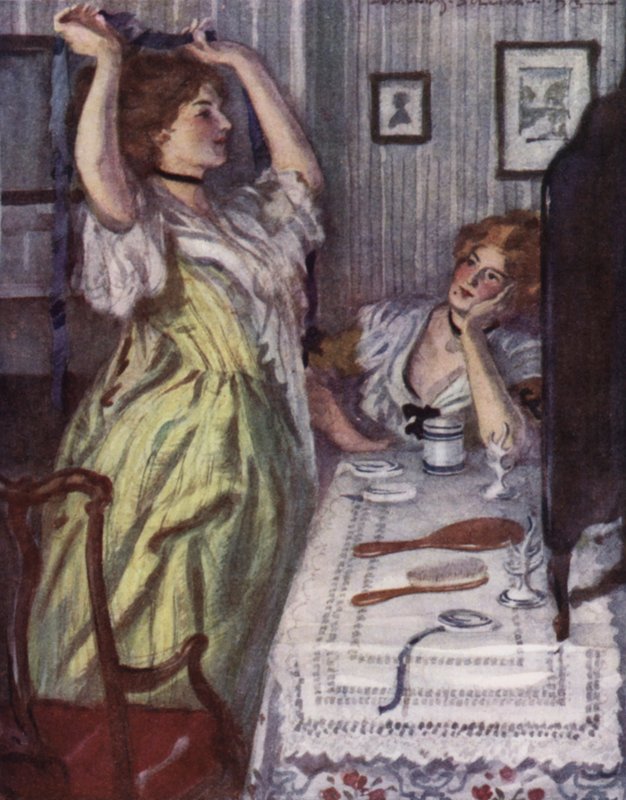 Illustrazione per Il vicario di Wakefield di Oliver Goldsmith da Edmund Joseph Sullivan