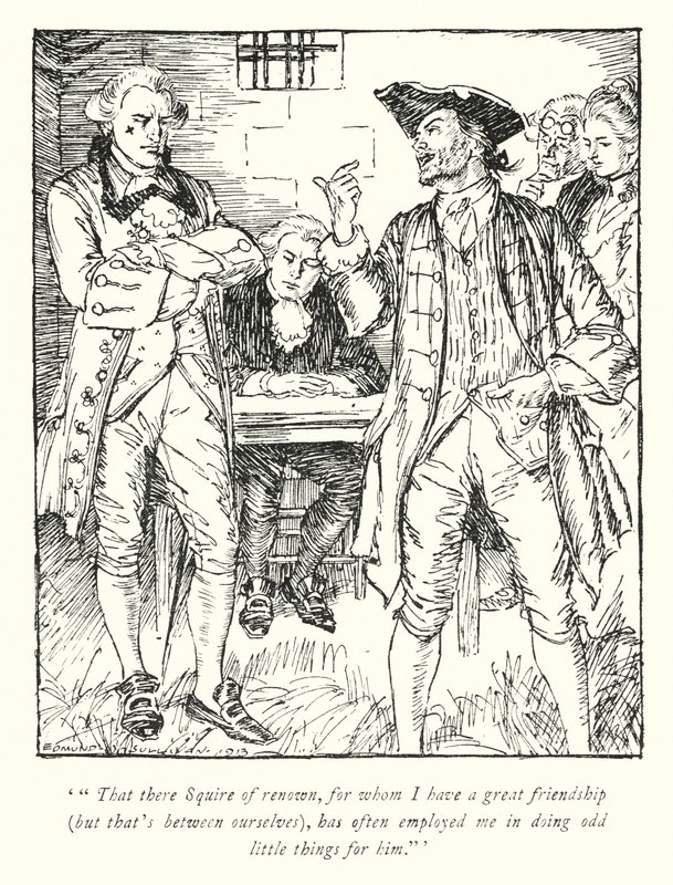 Illustrazione per Il vicario di Wakefield di Oliver Goldsmith da Edmund Joseph Sullivan