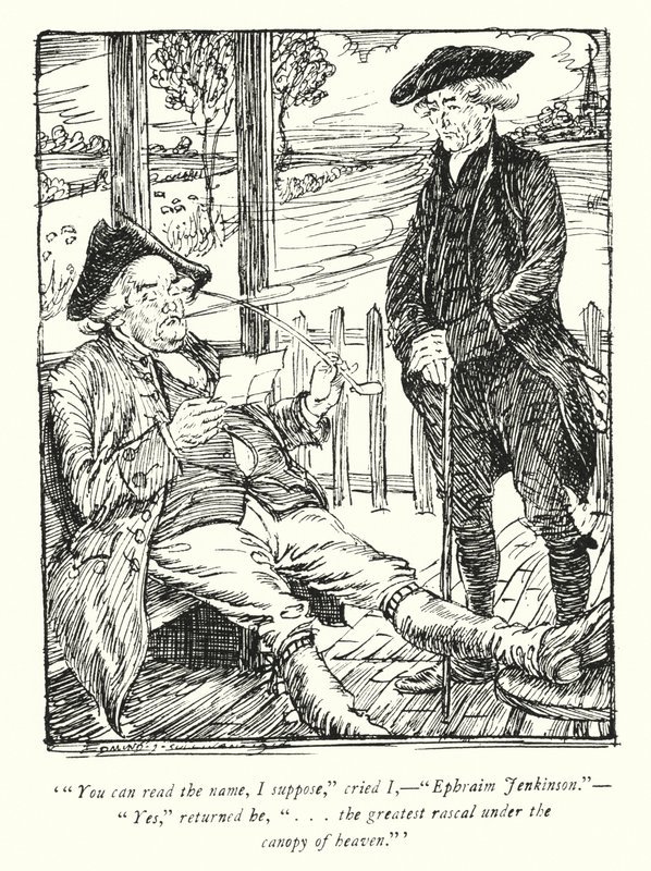 Illustrazione per Il vicario di Wakefield di Oliver Goldsmith da Edmund Joseph Sullivan