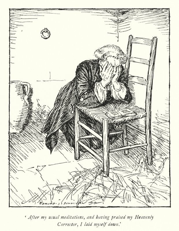 Illustrazione per Il vicario di Wakefield di Oliver Goldsmith da Edmund Joseph Sullivan