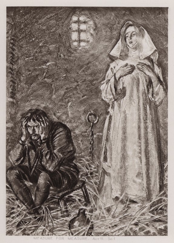 Misura per Misura, Atto III, Scena I da Edmund Joseph Sullivan