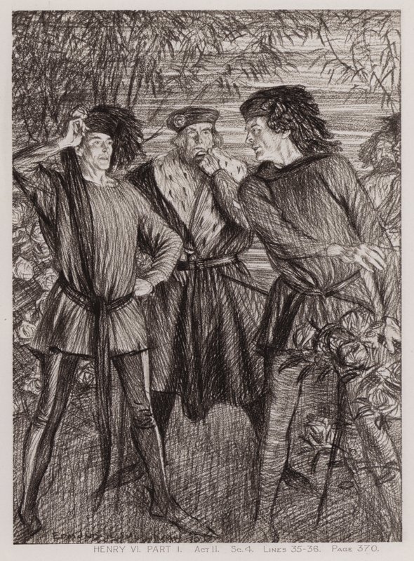La Prima Parte di Enrico VI, Atto II, Scena 4 da Edmund Joseph Sullivan