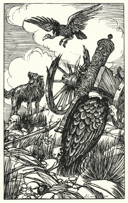 Illustrazione per Sartor Resartus da Edmund Joseph after Sullivan