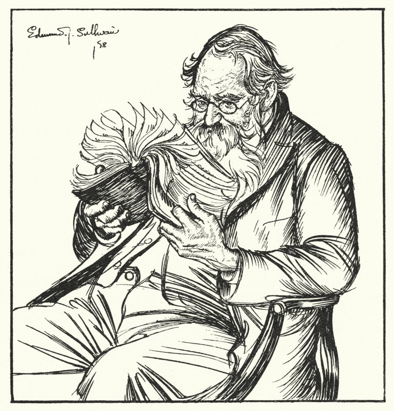 Illustrazione per Sartor Resartus da Edmund Joseph after Sullivan