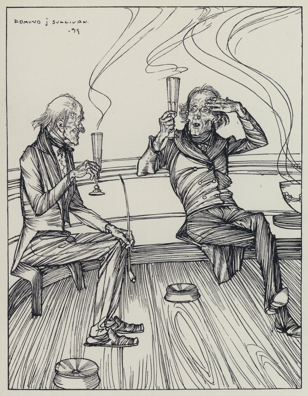 Illustrazione per A Dream of Fair Women e altre poesie da Edmund Joseph after Sullivan