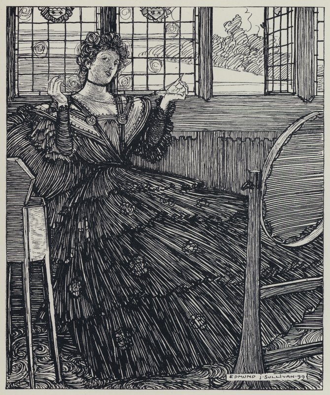 Illustrazione per A Dream of Fair Women e altre poesie da Edmund Joseph after Sullivan
