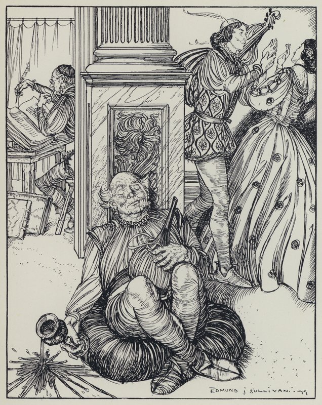 Illustrazione per A Dream of Fair Women e altre poesie da Edmund Joseph after Sullivan