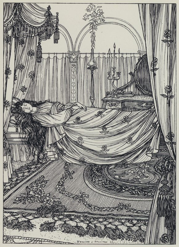 Illustrazione per A Dream of Fair Women e altre poesie da Edmund Joseph after Sullivan