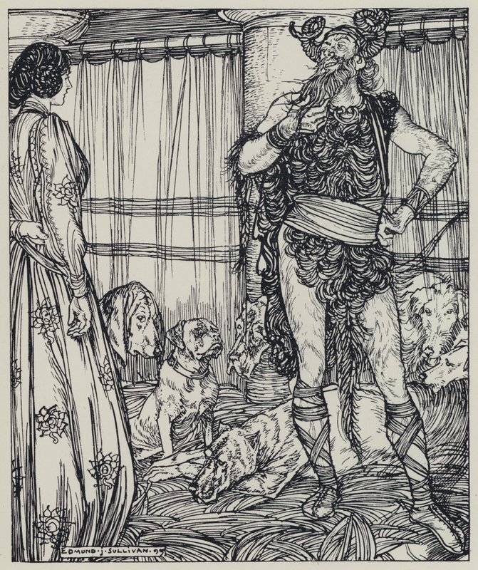 Illustrazione per A Dream of Fair Women e altre poesie da Edmund Joseph after Sullivan