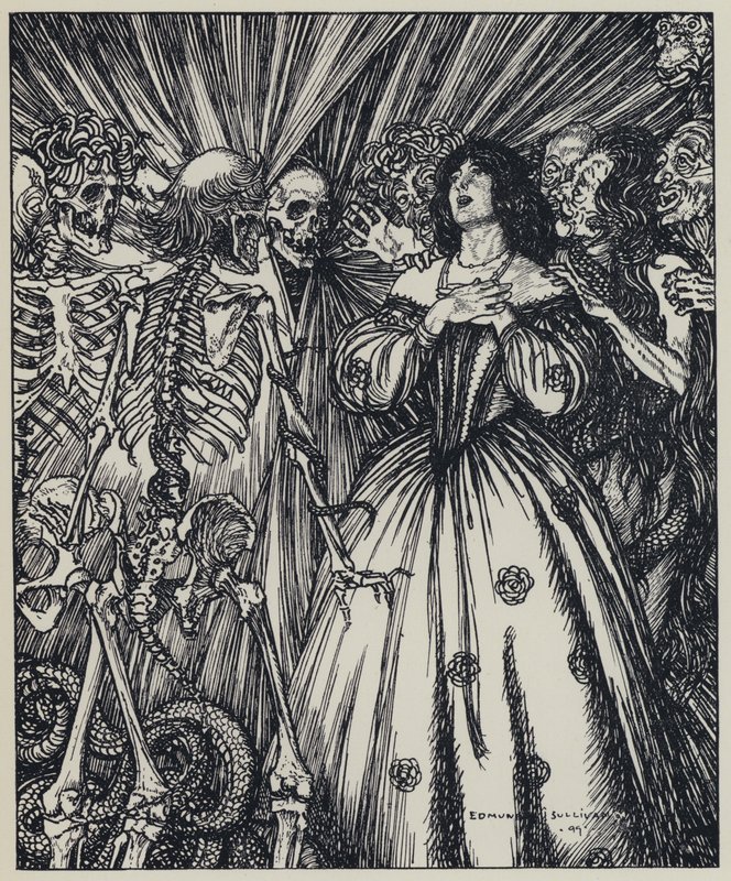 Illustrazione per A Dream of Fair Women e altre poesie da Edmund Joseph after Sullivan