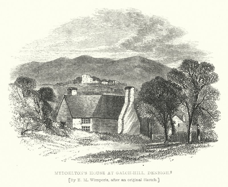 Casa di Myddelton a Galch-Hill, Denbigh da Edmund Morison (after) Wimperis