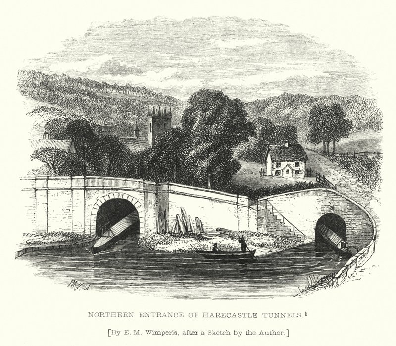 Ingresso settentrionale dei tunnel di Harecastle da Edmund Morison (after) Wimperis