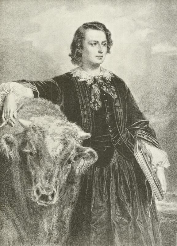 Rosa Bonheur, artista francese da Edouard Louis Dubufe