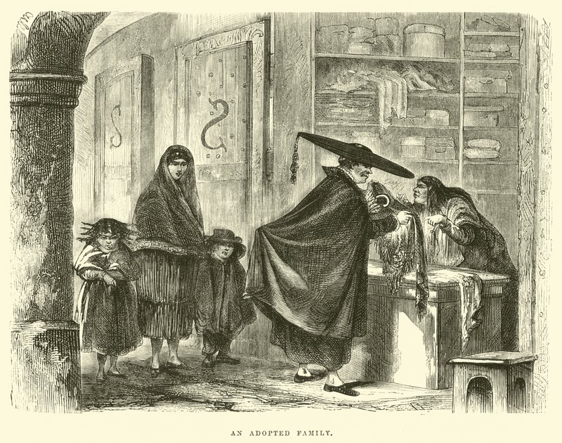 Una famiglia adottiva da Edouard Riou