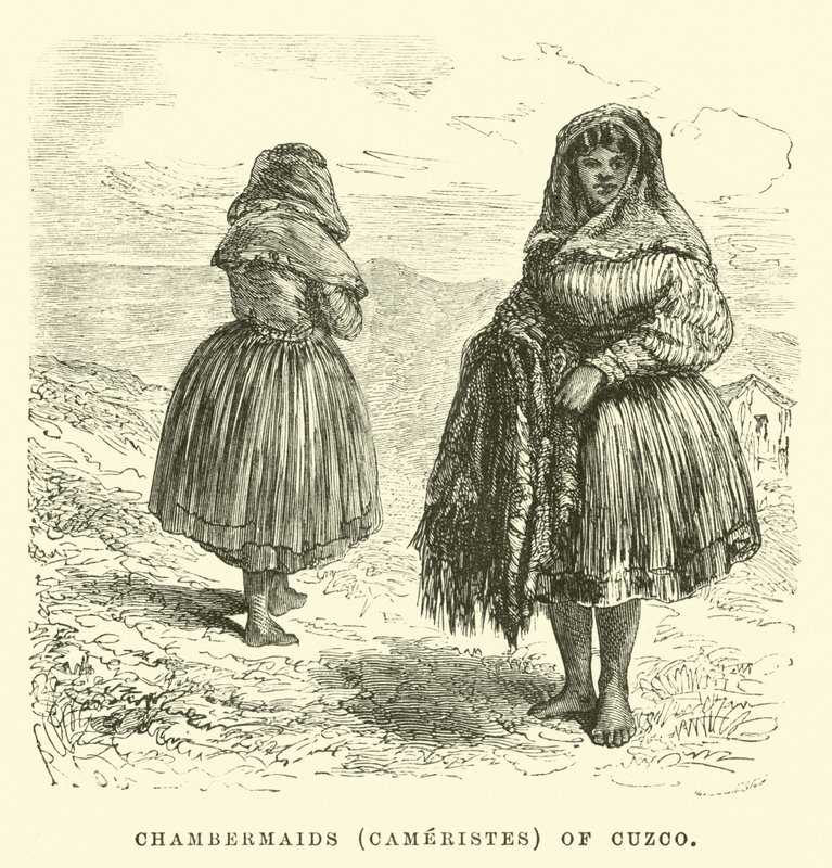 Cameriere di Cuzco da Edouard Riou
