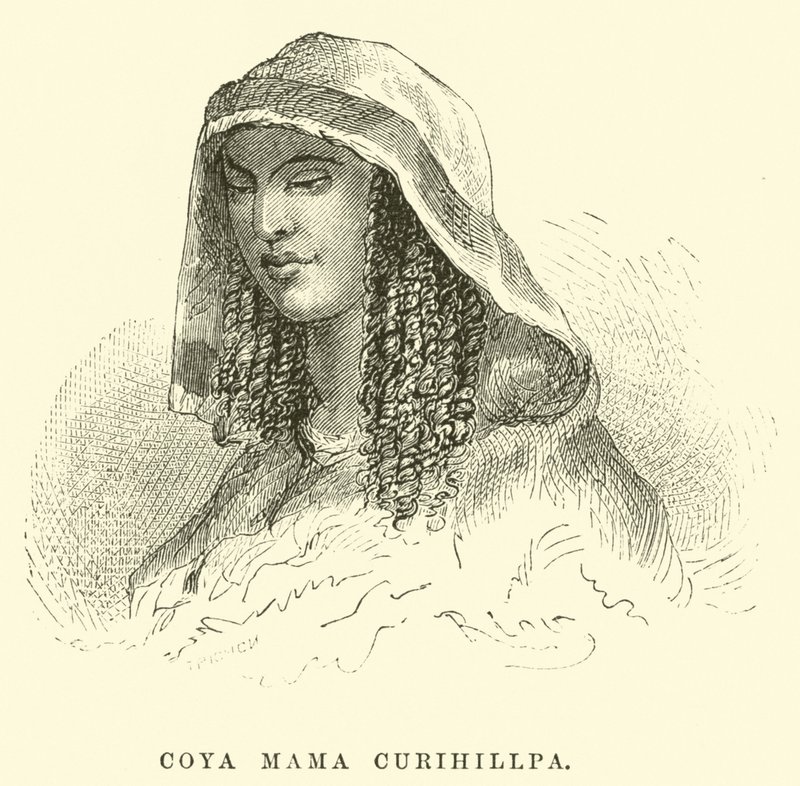 Coya Mama Curihillpa da Edouard Riou