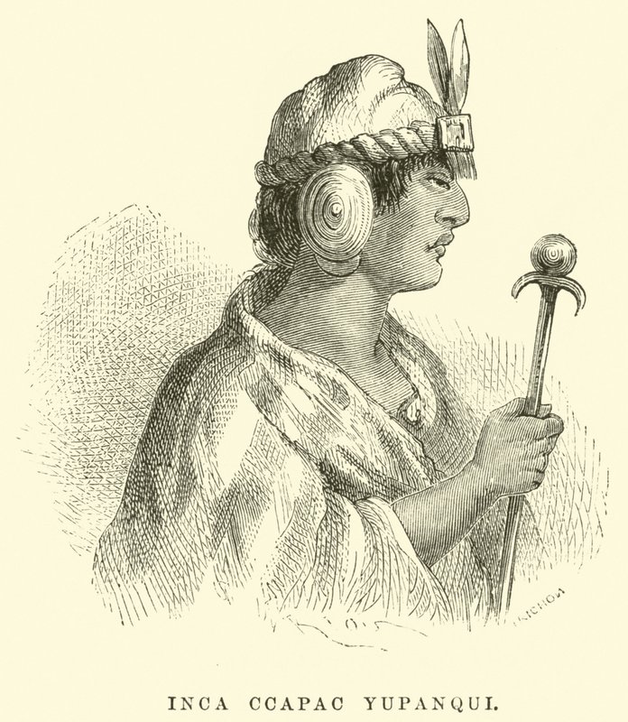 Inca Ccapac Yupanqui da Edouard Riou