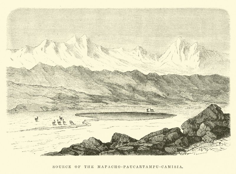Fonte del Mapacho-Paucartampu-Camisia da Edouard Riou
