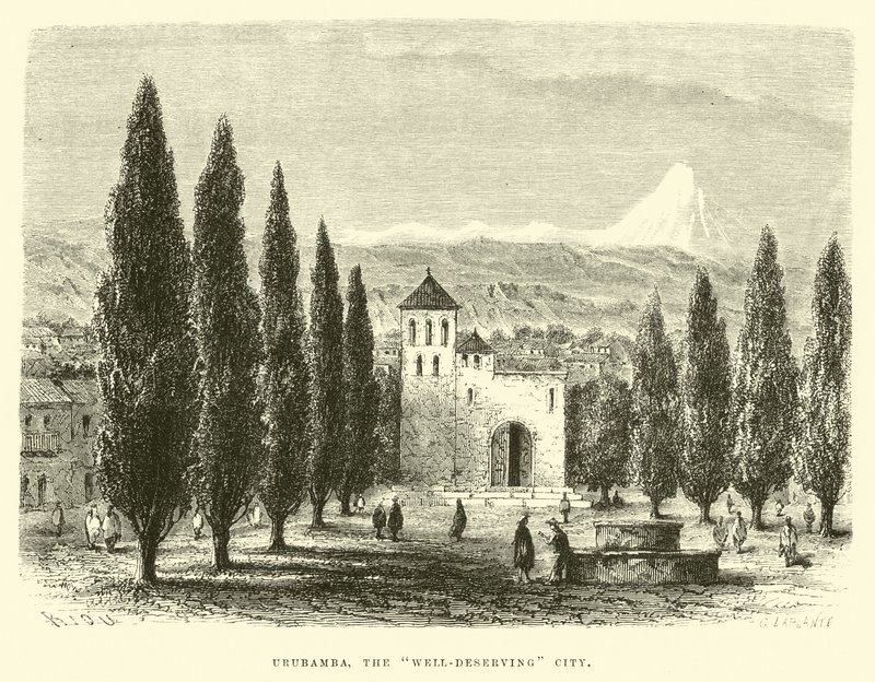 Urubamba, la città benemerita da Edouard Riou