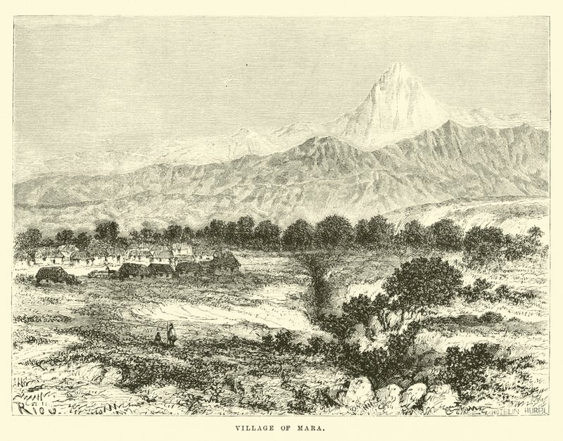 Villaggio di Mara da Edouard Riou