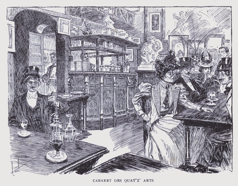 Parigi bohémien: Cabaret des Quat