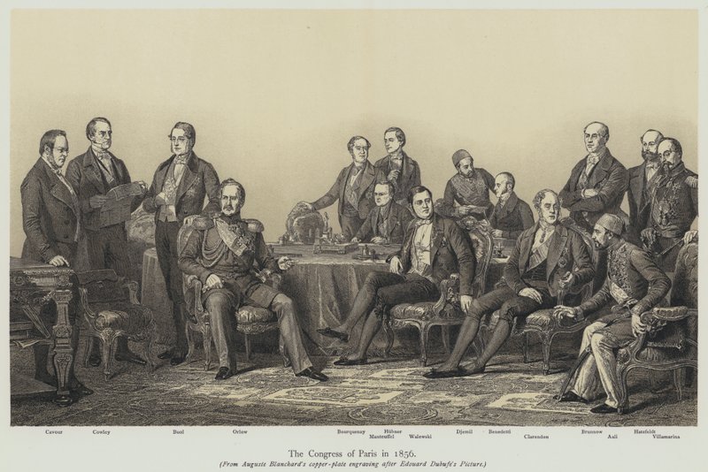 Il Congresso di Parigi da Edouard Louis Dubufe