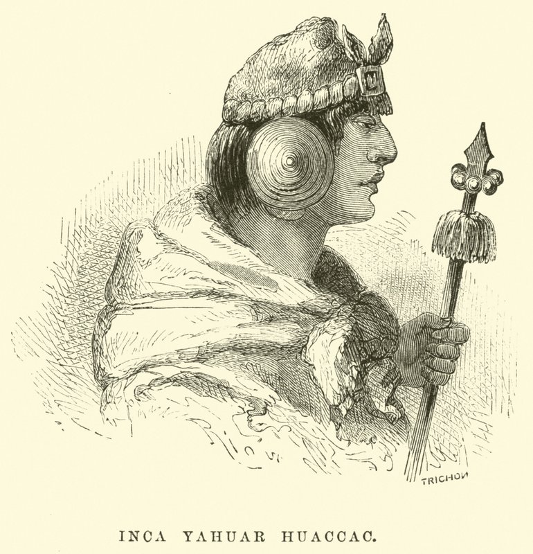 Inca Yahuar Huaccac da Edouard Riou