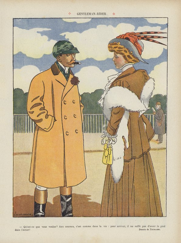 Illustrazione per Le Rire da Edouard Touraine