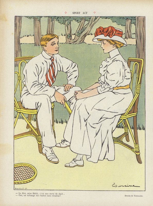 Illustrazione per Le Rire da Edouard Touraine