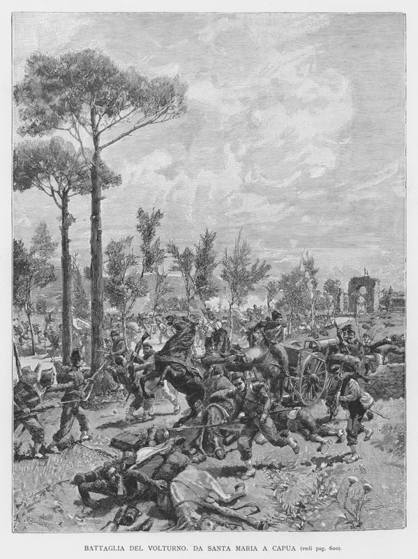 Battaglia Del Volturno da Edouardo Matania