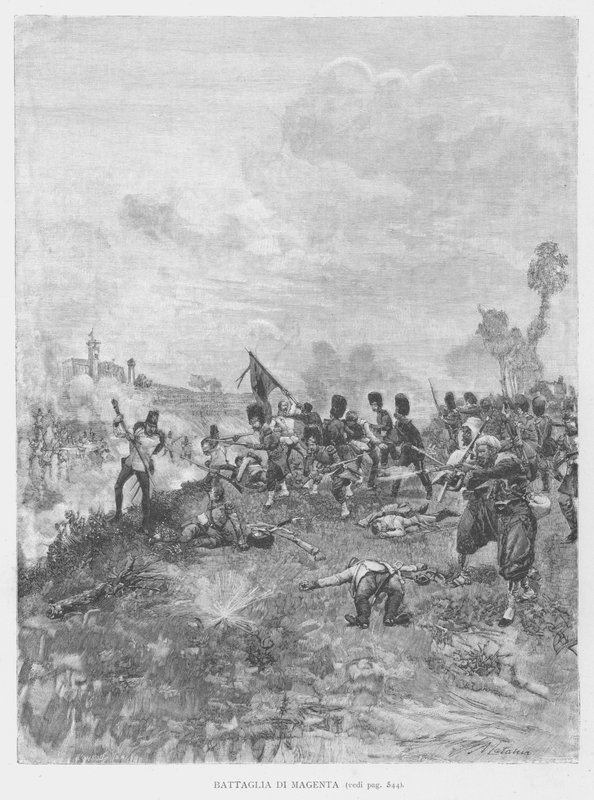 Battaglia Di Magenta da Edouardo Matania
