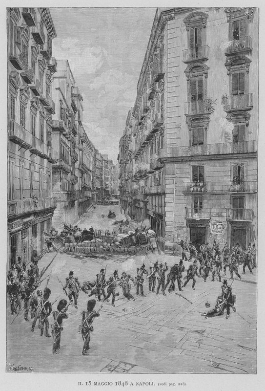 Il 15 maggio 1848 a Napoli da Edouardo Matania