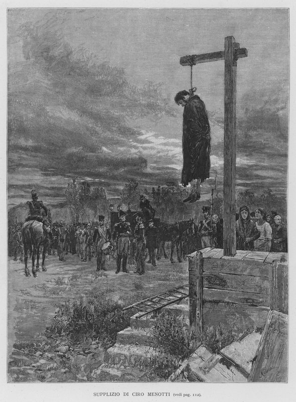 Supplizio Di Ciro Menotti da Edouardo Matania