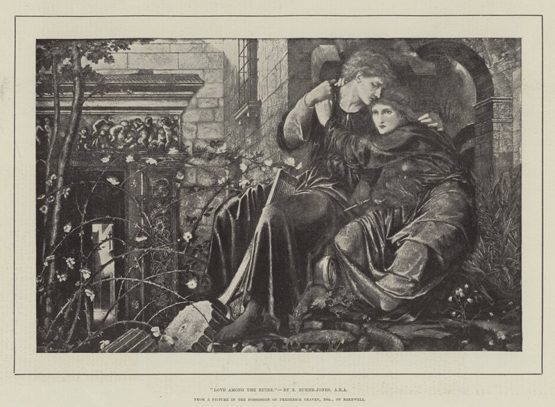 Amore tra le rovine da Edward Burne Jones