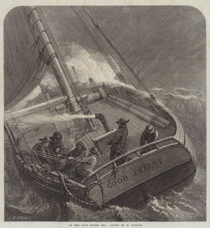 Sul freddo Mare del Nord da Edward Duncan