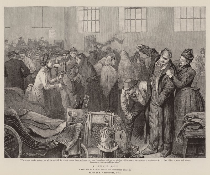 Una vendita di beneficenza da Edward Frederick Brewtnall