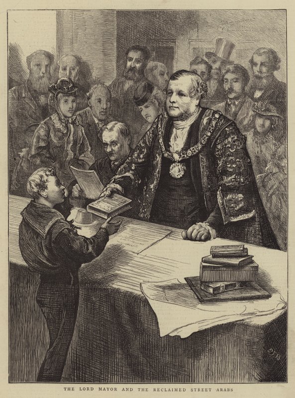 Il sindaco e gli arabi di strada recuperati da Edward Frederick Brewtnall