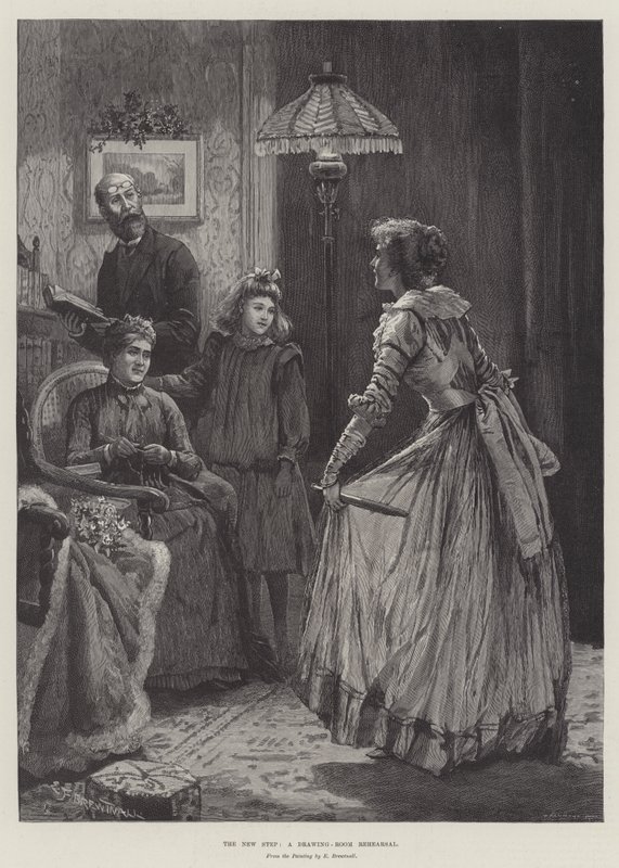 Il Nuovo Passo, una Prova in Salotto da Edward Frederick Brewtnall