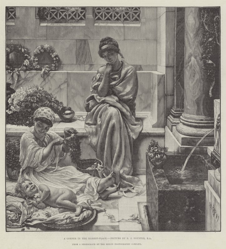 Un angolo nel mercato da Edward John Poynter