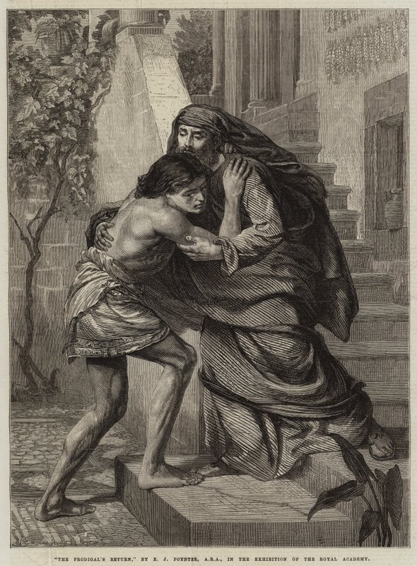 Il ritorno del prodigo da Edward John Poynter