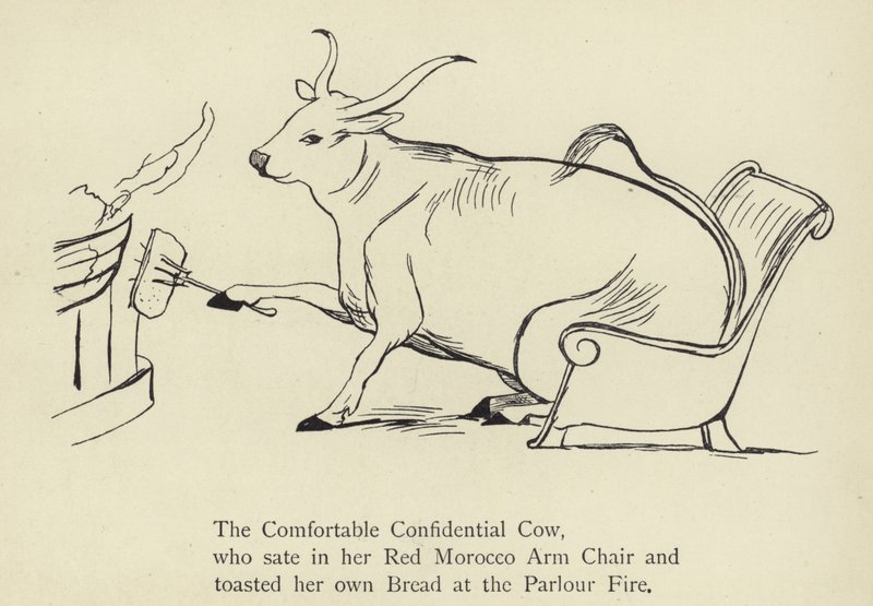 La Mucca Confidenziale e Confortevole da Edward Lear