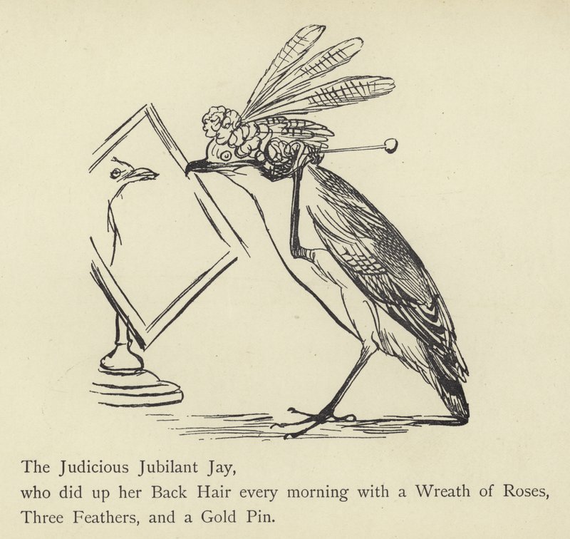 Il giudizioso giubilante Jay da Edward Lear
