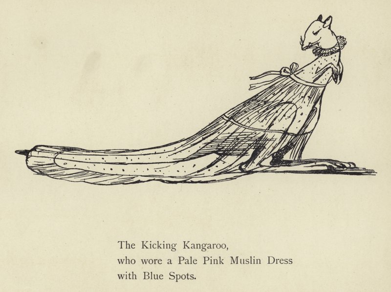 Il canguro che scalcia da Edward Lear