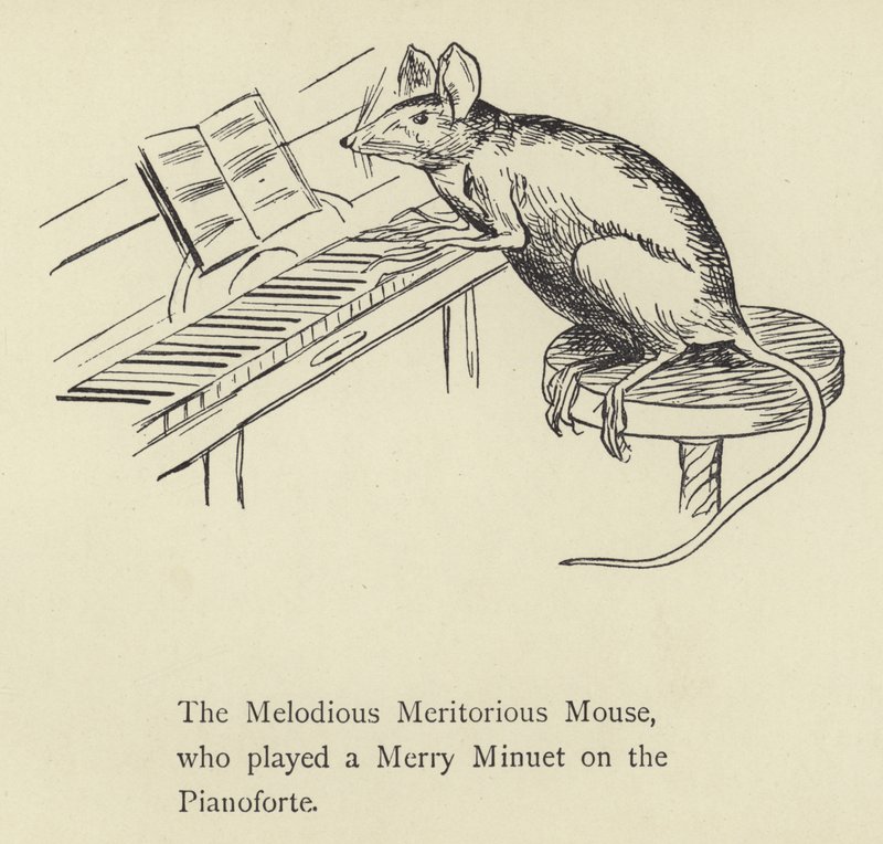 Il melodioso meritorio topo da Edward Lear